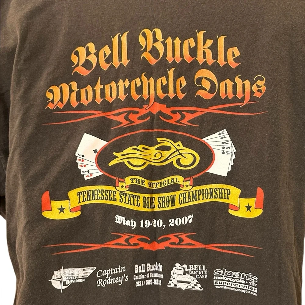 Harley Davidson Bell Buckle‎ Motorcycle Days T-shirt